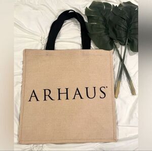 Arhaus Jute Tote Bag
